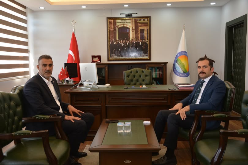 YENİ ATANAN KAYMAKAM ZİYARETİ